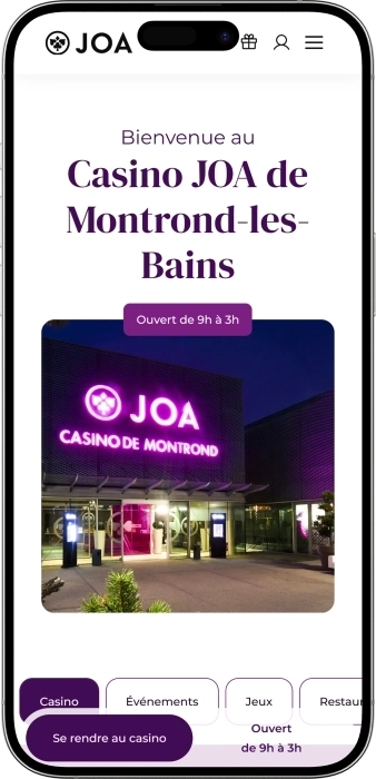 Application Casino JOA de Montrond